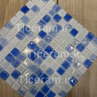 سرامیک آبی پرسلانی مناسب جکوزی و استخر و پشت توری