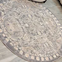 گلیم فرش پتینه ، گرد قطر۱۵۰ و ۱در۱ونیم