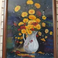 تابلو نقاشی پاستل گچی