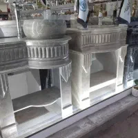 ست روشویی سنگی آینه لمسی فلاشتانک جامایع