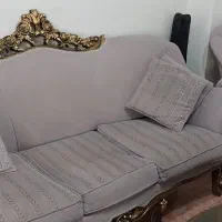 مبلمان استیل با میز نهار خوری