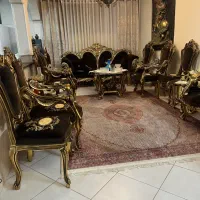مبلمان ۹ نفره با میز ناهار خوری ۱۰نفره سلطنتی