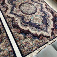 فرش سورمه ای در حد نو 6 متره سمنان