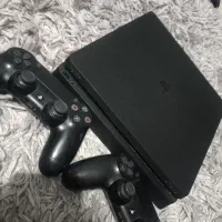 ps4 slim اسلیم یک ترابایت دو دسته به همراه بازی