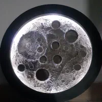 تابلوی ماه نور دار