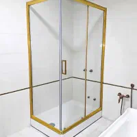 کابین دوش شیشه ای حمام