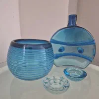 ظروف تزعینی دست ساز و جا شمعی