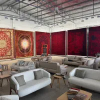 فرش سبلان کاشان۱۲۰۰شانه۱۲ متری ۱۰رنگ دستبافت گونه