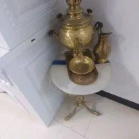 سماور زغالی سرویس کامل باپایه