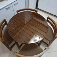 میز ناهارخوری کمجا گرد