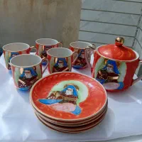 ست فنجان نعلبکی قدیمی خارجی
