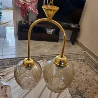 لوستر دو شاخه نو