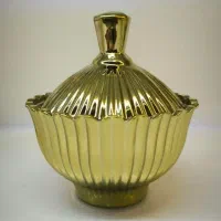 اردور خوری طلایی نو با قندان شکلات خوری اجیل خوری