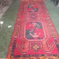 دو عدد فرش دستبافت نقش آذربایجان کناره قدمت دار