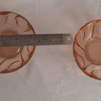پیاله قدیمی صورتی و زرد