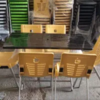 صندلی پلاستیکی پلیمری طرح اپل بدون دسته