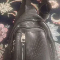 کیف کراس بگ چرم مشکی شیک و ساده