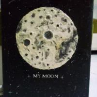 تابلو تکسچر طرح ماه/my moon/مناسب کافه تریا و..