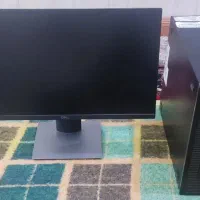مینی کیس hpو مانیتورdell 22(کیبورد و کارت وای فای)