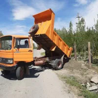 حمل نخاله خاور نیسان خاک حمل ماسه شن آجر سیمان