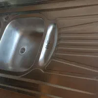 سینک کارکرده لگن چپ سینک دست دوم با سیفون