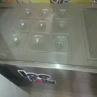 دستگاه دو سینی بستنی رولی.مارک اصلی