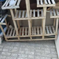 پایه گل چوبی سالم