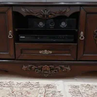 میز تی وی  بوفه و ساعت برنز
