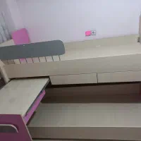 فروش تختخواب عالی 2 طبقه دارای کشو و پله