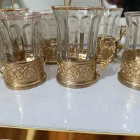 استکان پایه برنزی