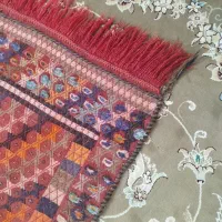 گلیم گبه دست بافت قدیمی عتیقه