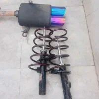اگزوز ماشین و کمک فنر  ماشین ۲۰۷
