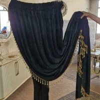 والان پرده مخمل کتان ترک