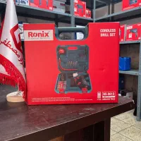 کیت دریل شارژی ۱۲ولت رونیکس 19 پارچه مدل RS 8613