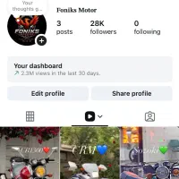 پیج اینستاگرام فونیکس موتور 28K فالور/فالوور