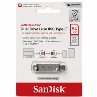 فلش دوطرفه ۶۴ گیگ سن‌دیسک SanDisk Ultra Type-C