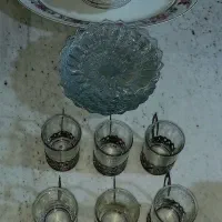 استکان،نعلبکی،پیش دستی نو