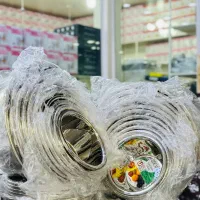 آبکش لگن استیل حراج