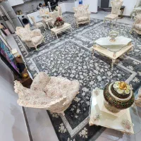 فرش۹متری گلریزطلاکوب تمام نخ اکرلیک تبریزنوجهزیه