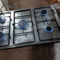 گازرومیزی۵شعله استیل