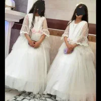 لباس مجلسی دخترانه یک دست در حد