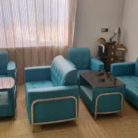 مبل اداری . نیم ست اداری بعلاوه ۲عدد میز