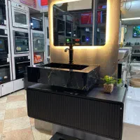 ارزان/به قیمت/ روشویی کابینتی درب مگنت pvc ۸۰سانت