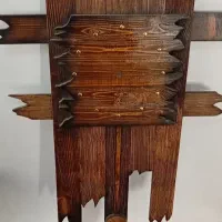 ساعت چوبی  و شیک