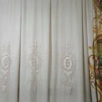 پرده حریر قابی