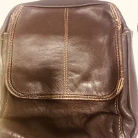 کیف رودوشی چرم اصل گاوی قهوه ای