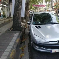 خودرو 206 نقره‌ای مدل 83