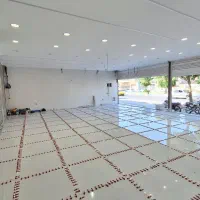 کف سازی  سیمان کاری موزاییک کاشی ،نرده سنگ کا