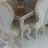 مبل استیل با ناهار خوری