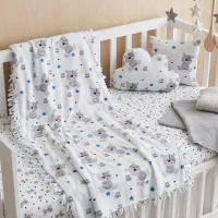 ملافه روتختی نوزاد و نوجوان ۸۰در۱۳۰*روسی*پنبه خالص